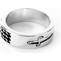 Ring Cesare Paciotti Man in Silver JPAN0985B/24-24 - JPAN0985B/24-24